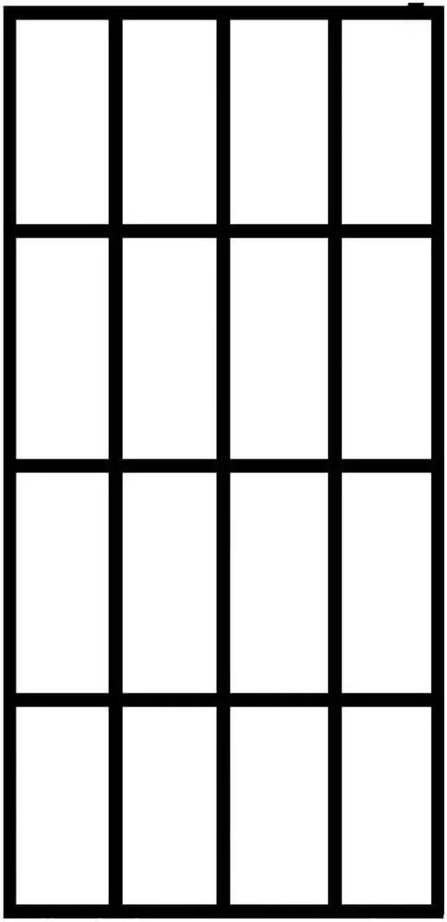 Alt view image 6 of 8 - vidaXL Walk-in Shower Screen Tempered Glass 55.1"x76.8"