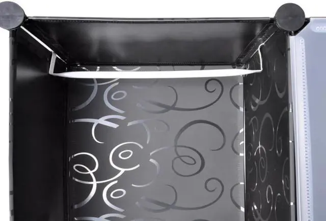 Alt view image 2 of 12 - Modular Cabinet with 14 Compartments 14.6"x57.5"x71"