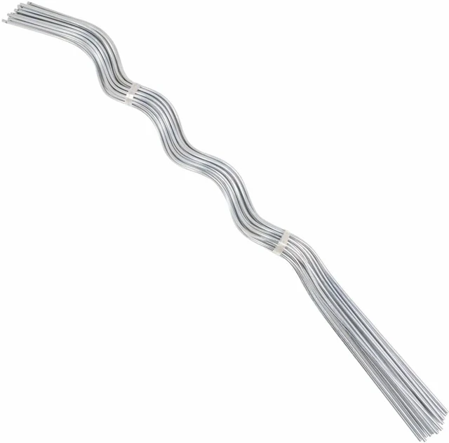 Main image of vidaXL Spiral Plant Support Plant Support Sticks Spiral 5 Pcs Galvanized Steel