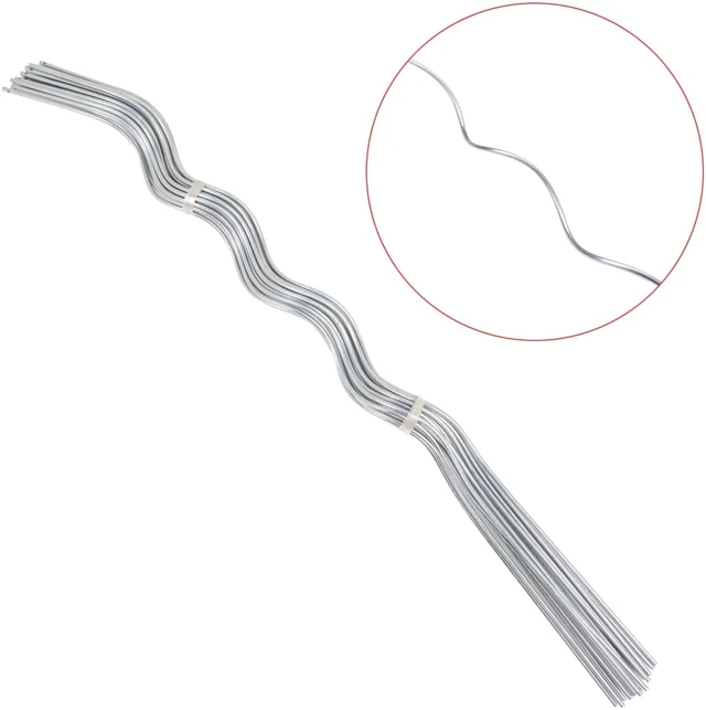 Alt view image 2 of 9 - vidaXL Spiral Plant Support Plant Support Sticks Spiral 5 Pcs Galvanized Steel
