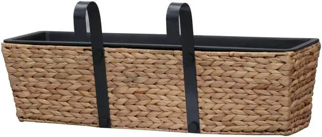 Alt view image 7 of 13 - vidaXL 2x Garden Planters Water Hyacinth Outdoor Raised Bed Plant Herb Box