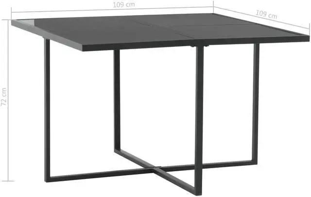 Alt view image 7 of 7 - vidaXL Patio Dining Set 5 Piece PVC Rattan Black and Brown Seat Dinner Garden