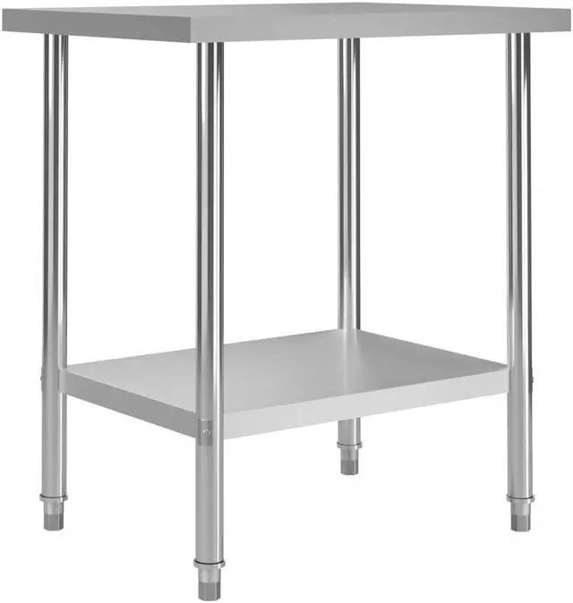 Main image of vidaXL Work Table Stainless Steel Table for Restaurant Home and Hotel Commercia