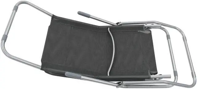 Alt view image 5 of 11 - vidaXL Deckchairs Outdoor Chaise Lounge Sunbed 2 Pcs Textilene Anthracite