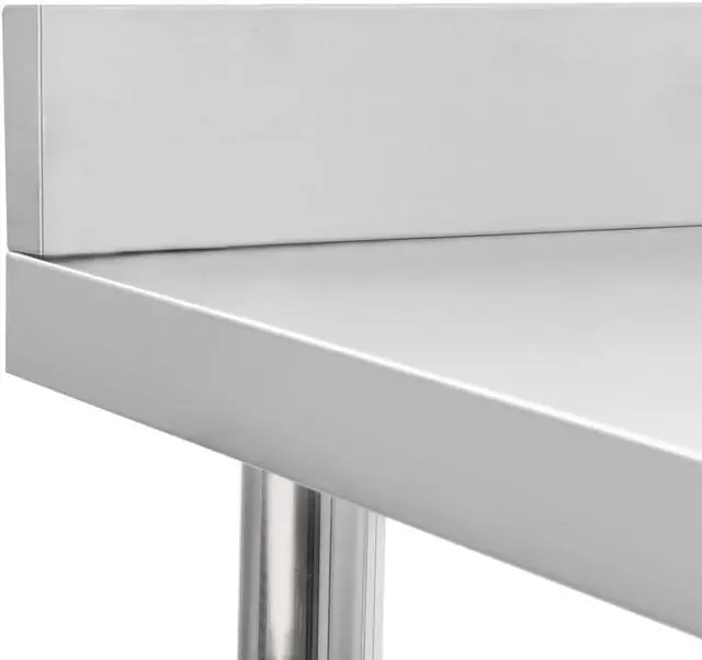 Alt view image 5 of 14 - vidaXL Work Table Stainless Steel Table for Restaurant Home and Hotel Commercia