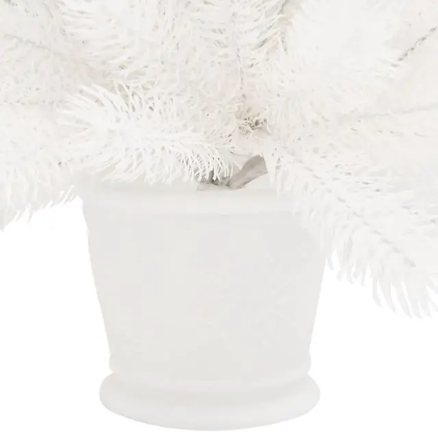 Alt view image 17 of 18 - vidaXL Christmas Tree Artificial Xmas Tree with Needle-Shaped Branches White