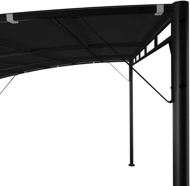 Alt view image 9 of 10 - vidaXL Garden Sunshade Awning 157.5"x118.1"x100.4" Anthracite