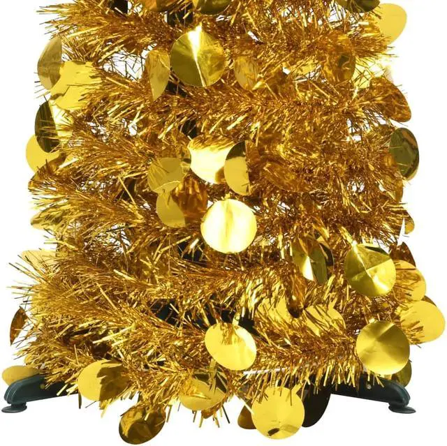 Alt view image 2 of 10 - vidaXL Christmas Tree Pop-up Artificial Tree Christmas Decoration Green PET