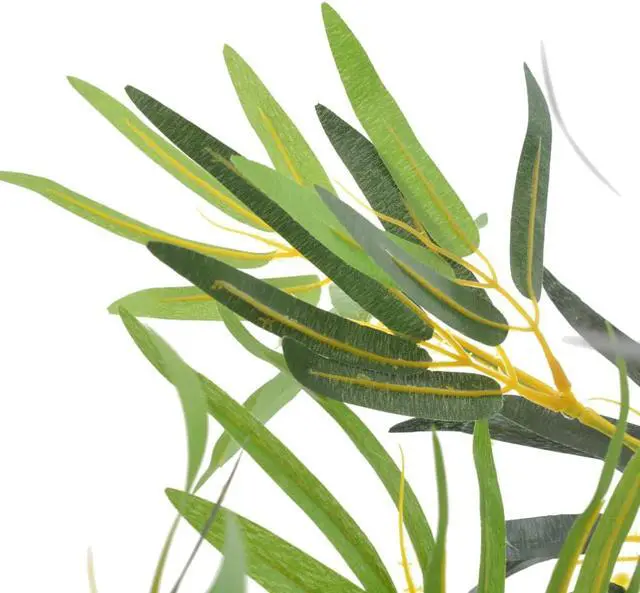 Alt view image 3 of 5 - vidaXL Artificial Plant Bamboo with Pot Green 63"