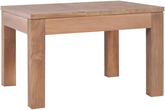 Alt view image 6 of 14 - vidaXL Coffee Table Solid Teak Wood with Natural Finish 23.6"x23.6"x15.7"