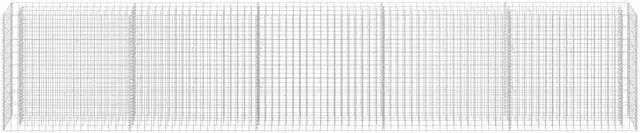 Alt view image 8 of 9 - vidaXL Gabion Raised Bed Galvanized Steel 177.2"x11.8"x35.4"