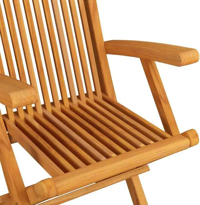 Alt view image 7 of 15 - vidaXL Garden Chairs 3 pcs Solid Teak Wood