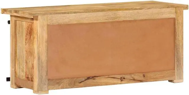 Alt view image 5 of 15 - vidaXL TV Cabinet 35.4"x13.8"x15.7" Solid Mango Wood