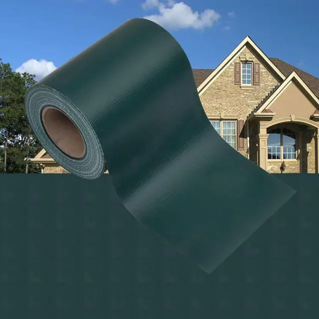 Main image of vidaXL Garden Privacy Screen Fence Screen Fabric Roll Sunscreen PVC Matte Green