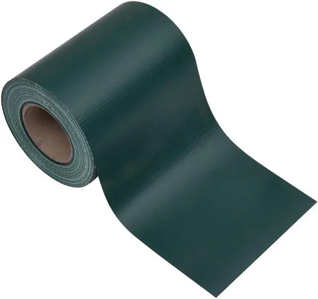 Alt view image 6 of 11 - vidaXL Garden Privacy Screen Fence Screen Fabric Roll Sunscreen PVC Matte Green