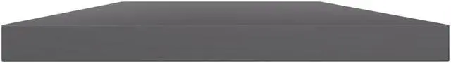 Alt view image 3 of 13 - vidaXL Bookshelf Boards Wall Shelving Unit 4 Pcs High Gloss Gray Engineered Wood