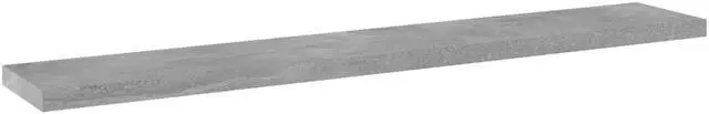 Alt view image 2 of 11 - vidaXL Bookshelf Boards Floating Shelf 4 Pcs Concrete Gray Engineered Wood