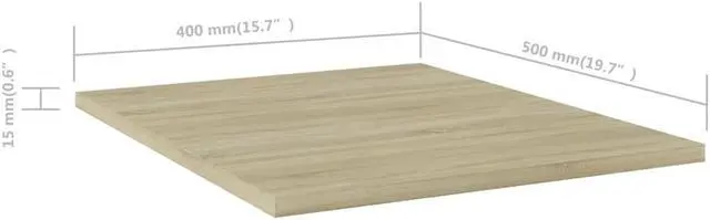 Alt view image 5 of 11 - vidaXL Floating Shelf Bookshelf Board Rack 8 Pcs Sonoma Oak Engineered Wood