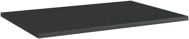 Alt view image 2 of 13 - vidaXL Bookshelf Boards Floating Shelf 8 Pcs High Gloss Black Engineered Wood