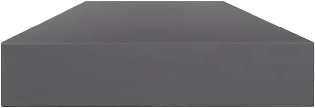 Alt view image 3 of 13 - vidaXL Bookshelf Boards Wall Shelving Unit 8 Pcs High Gloss Gray Engineered Wood