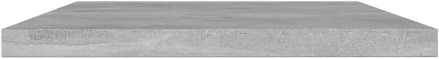 Alt view image 3 of 11 - vidaXL Bookshelf Boards Floating Shelf 4 Pcs Concrete Gray Engineered Wood