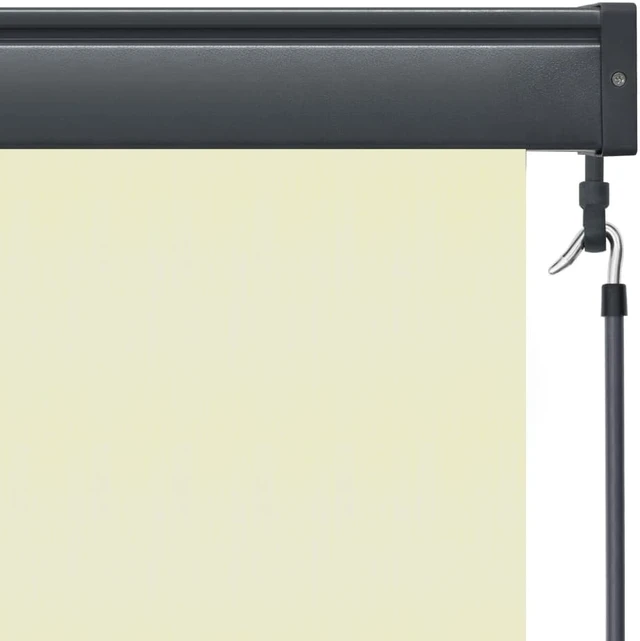 Alt view image 6 of 11 - vidaXL Roller Blind Window Shade with Hand Crank Roll up Blackout Blind Cream