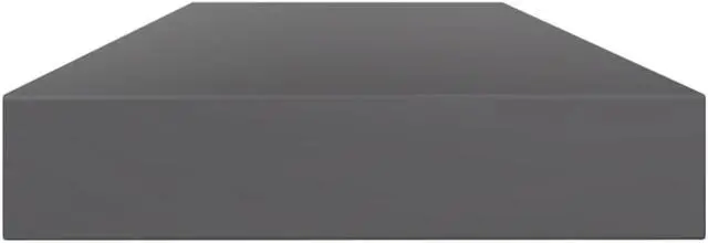 Alt view image 3 of 11 - vidaXL Bookshelf Boards Wall Shelving Unit 4 Pcs High Gloss Gray Engineered Wood