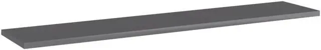 Alt view image 2 of 13 - vidaXL Bookshelf Boards Wall Shelving Unit 4 Pcs High Gloss Gray Engineered Wood