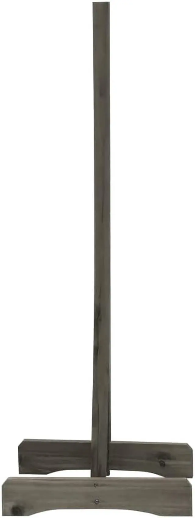 Alt view image 5 of 13 - vidaXL Trellis Fence Garden Trellis Lattice Gray 59.1"x31.5" Solid Firwood