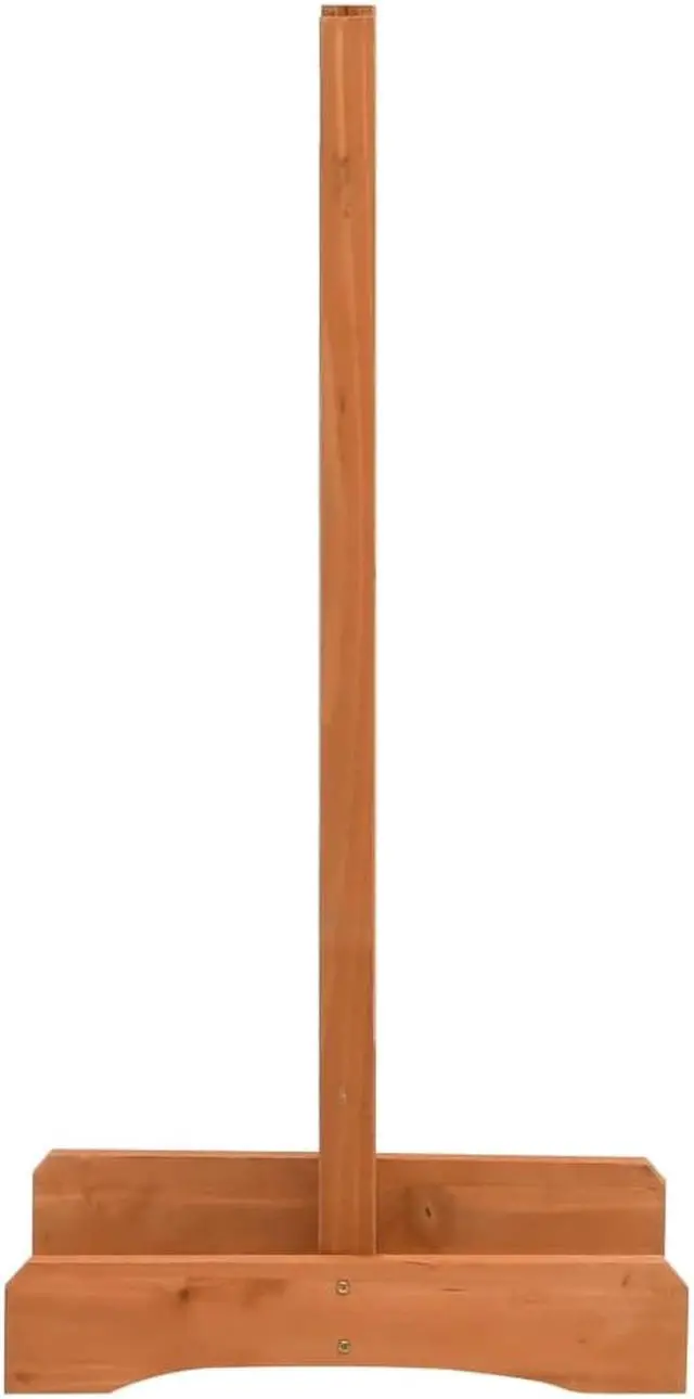 Alt view image 5 of 13 - vidaXL Trellis Fence Garden Trellis Lattice Orange 47.2"x23.6" Solid Firwood