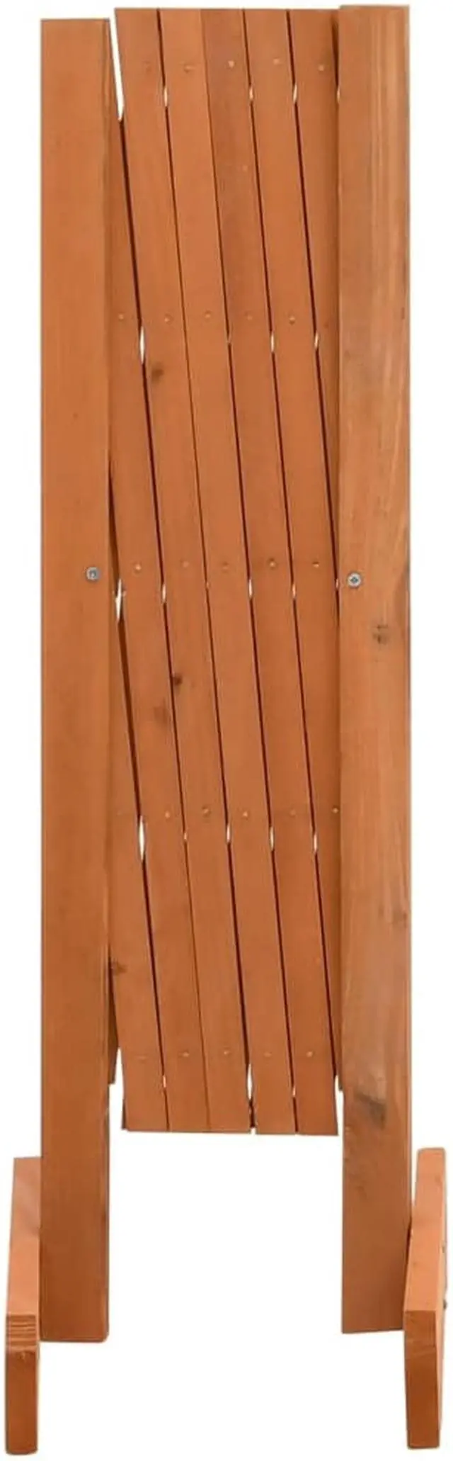 Alt view image 3 of 13 - vidaXL Trellis Fence Garden Trellis Lattice Orange 47.2"x23.6" Solid Firwood