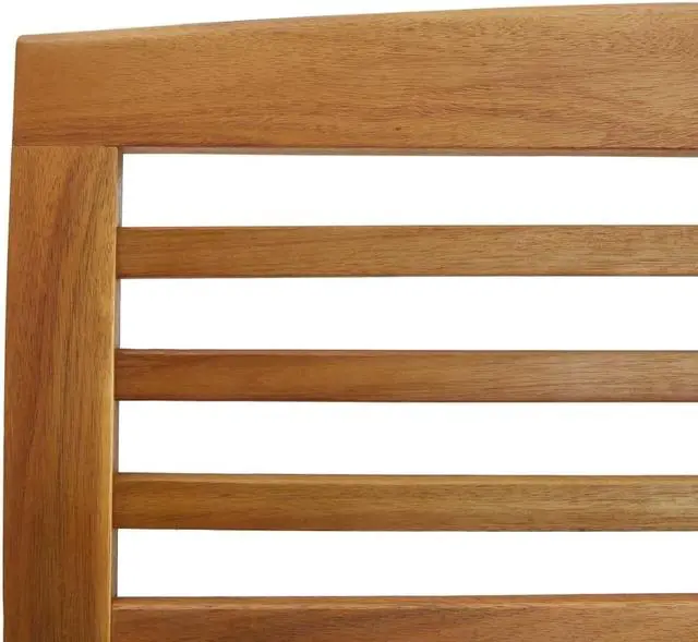Alt view image 6 of 10 - vidaXL Patio Furniture Set 2 Piece Bench Seat with Table Solid Acacia Wood