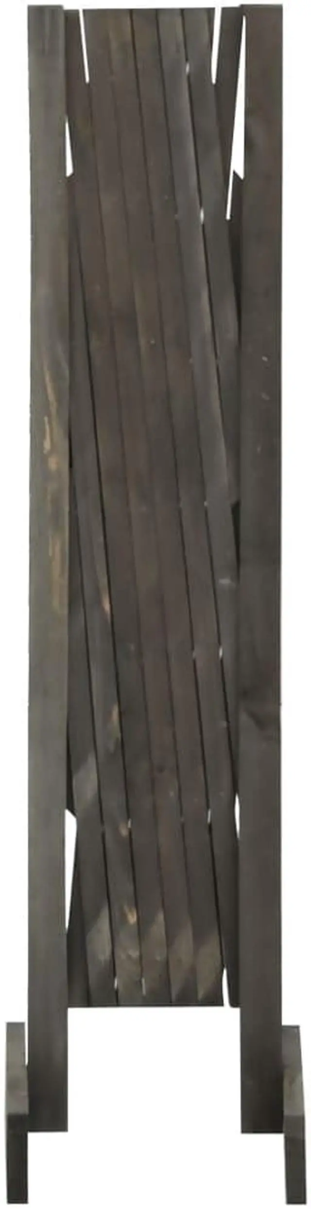 Alt view image 3 of 13 - vidaXL Trellis Fence Garden Trellis Lattice Gray 47.2"x35.4" Solid Firwood