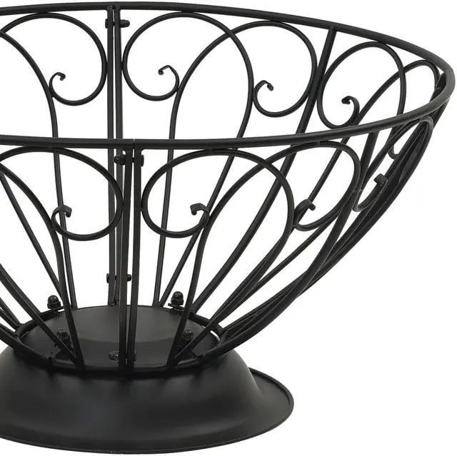 Alt view image 4 of 13 - vidaXL Fire Pit Outdoor Fireplace for Camping Firebowl with Poker XXL Steel