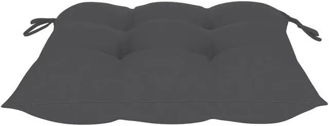 Alt view image 4 of 13 - vidaXL Chair Cushion 2 Pcs Outdoor Patio Seat Cushion Anthracite Oxford Fabric
