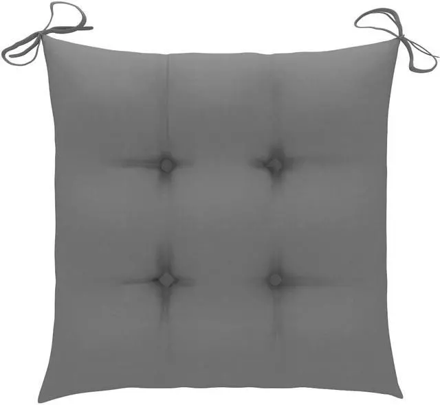Alt view image 2 of 13 - vidaXL Chair Cushion 2 Pcs Outdoor Patio Seat Cushion Pad Gray Oxford Fabric
