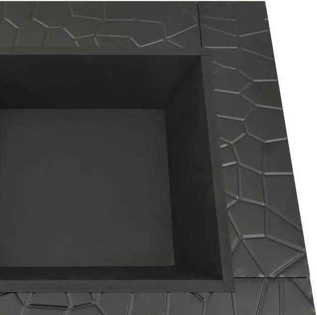 Alt view image 5 of 13 - vidaXL Fire Pit Outdoor Fireplace for Camping Firebowl with Poker XXL Steel
