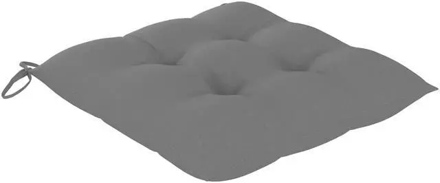Alt view image 3 of 13 - vidaXL Chair Cushion 2 Pcs Outdoor Patio Seat Cushion Pad Gray Oxford Fabric