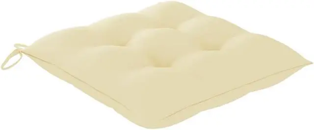 Alt view image 2 of 12 - vidaXL Chair Cushion 2 Pcs Outdoor Patio Seat Cushion Cream White Oxford Fabric