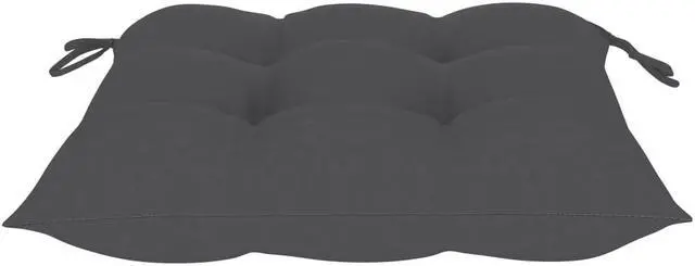 Alt view image 4 of 12 - vidaXL Chair Cushion 2 Pcs Outdoor Patio Seat Cushion Anthracite Oxford Fabric