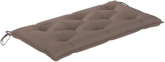 Alt view image 2 of 13 - vidaXL Bench Cushion Outdoor Water Repellent Bench Cushion Taupe Oxford Fabric