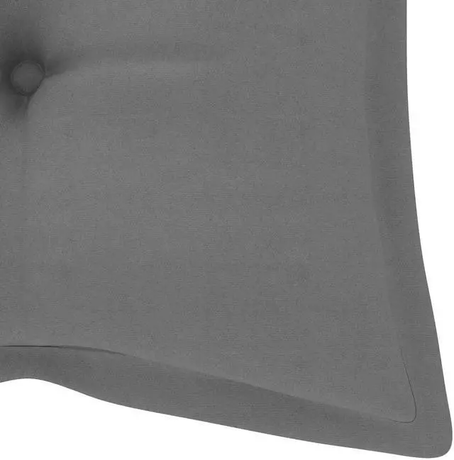 Alt view image 4 of 10 - vidaXL Bench Cushion Outdoor Water Repellent Seat Cushion Gray Oxford Fabric