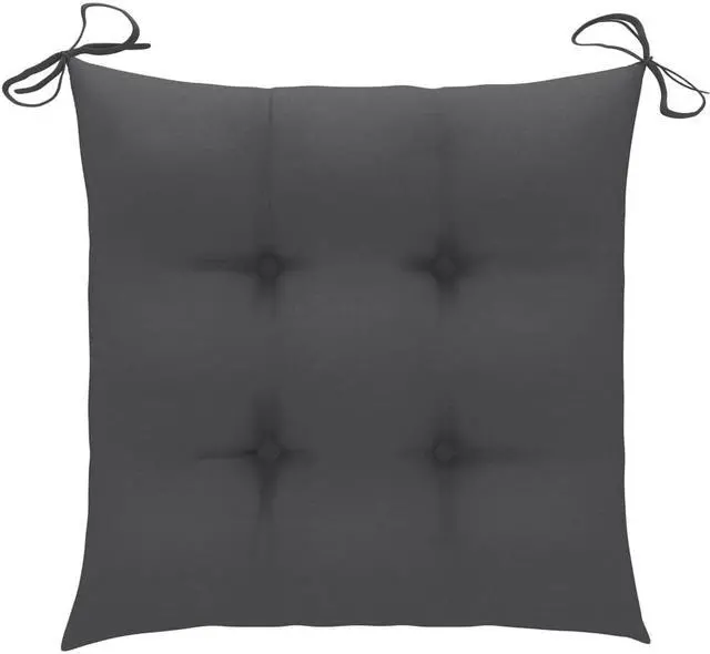 Alt view image 2 of 13 - vidaXL Chair Cushion 2 Pcs Outdoor Patio Seat Cushion Anthracite Oxford Fabric