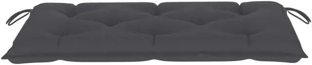 Alt view image 3 of 13 - vidaXL Bench Cushion Water Repellent Seat Cushion Anthracite Oxford Fabric