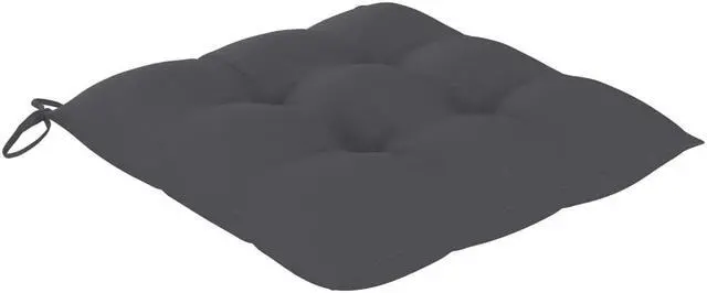 Alt view image 3 of 12 - vidaXL Chair Cushion 2 Pcs Outdoor Patio Seat Cushion Anthracite Oxford Fabric