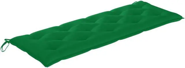 Alt view image 2 of 13 - vidaXL Bench Cushion Outdoor Water Repellent Bench Cushion Green Oxford Fabric