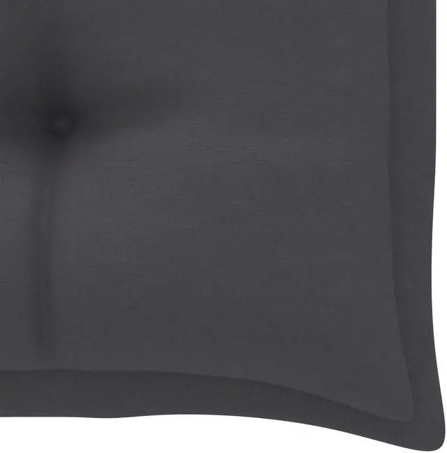 Alt view image 4 of 13 - vidaXL Bench Cushion Water Repellent Seat Cushion Anthracite Oxford Fabric