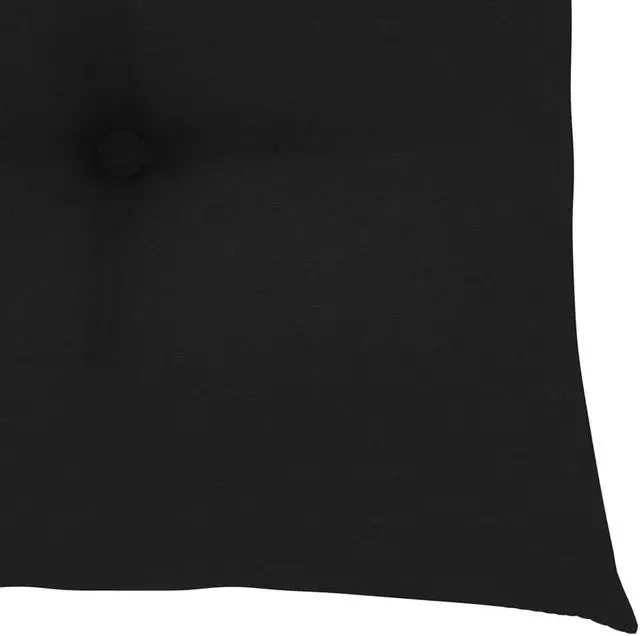 Alt view image 8 of 11 - vidaXL Chair Cushions 4 pcs Black 15.7"x15.7"x2.8" Fabric