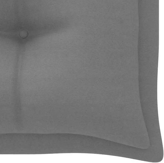 Alt view image 4 of 8 - vidaXL Garden Bench Cushion Gray 78.7" Fabric Outdoor Seating Furniture Pads
