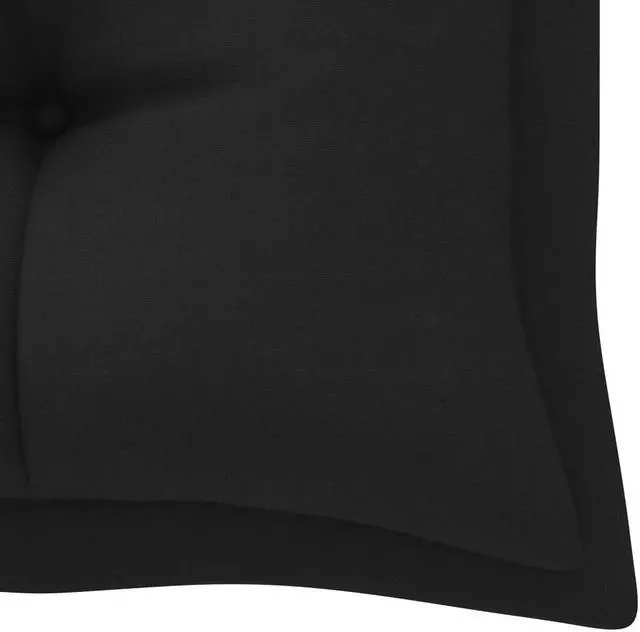 Alt view image 4 of 10 - vidaXL Bench Cushion Outdoor Water Repellent Bench Cushion Black Oxford Fabric